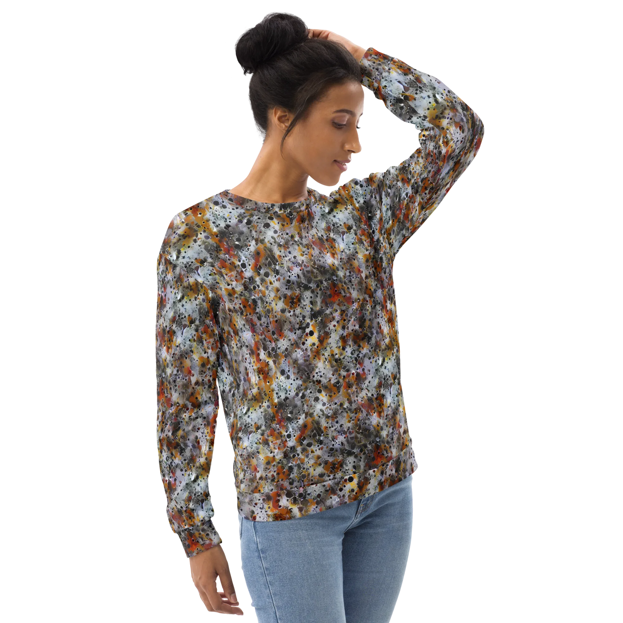 Molten Static on Sweatshirt — Right Front