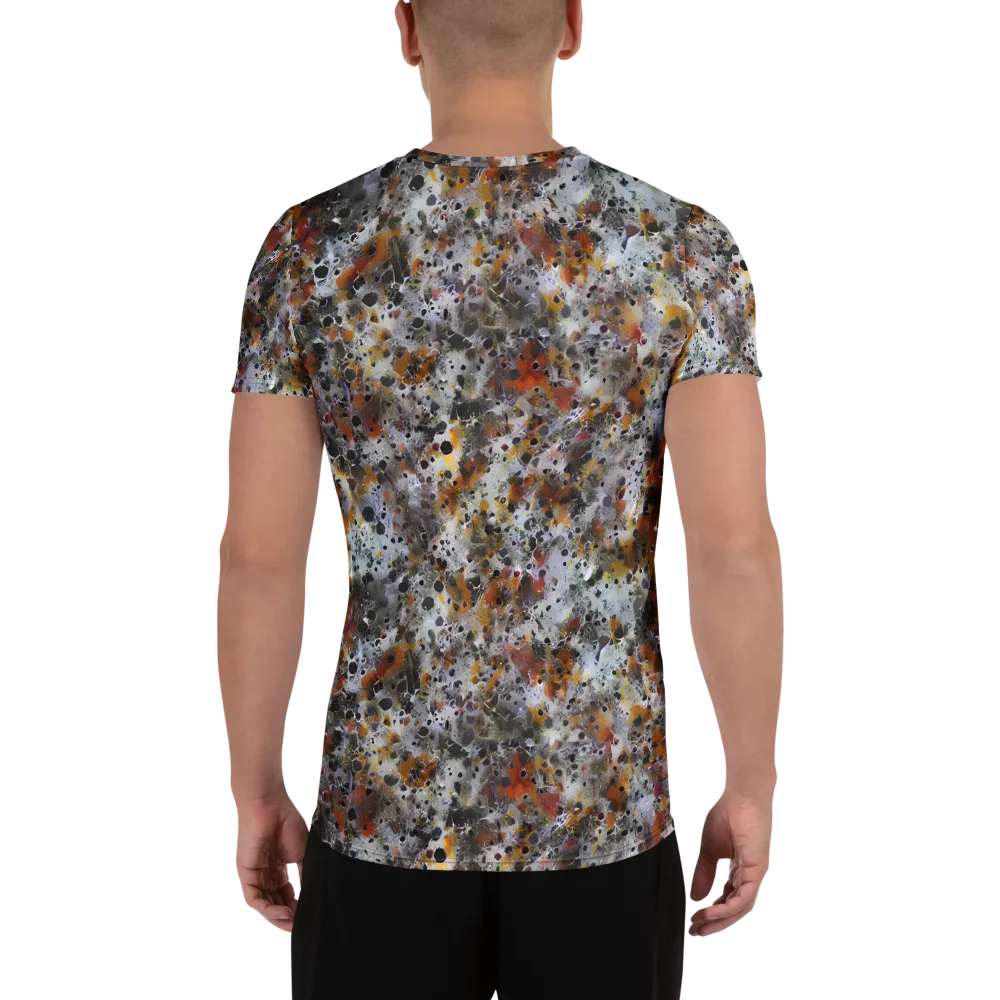 Molten Static on Men's Athletic T-Shirt — Back