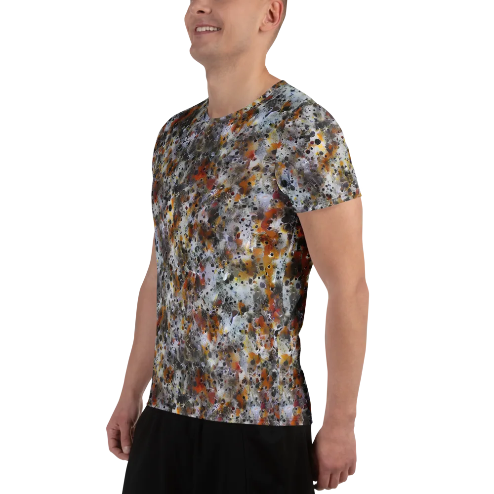 Molten Static on Men's Athletic T-Shirt — Left