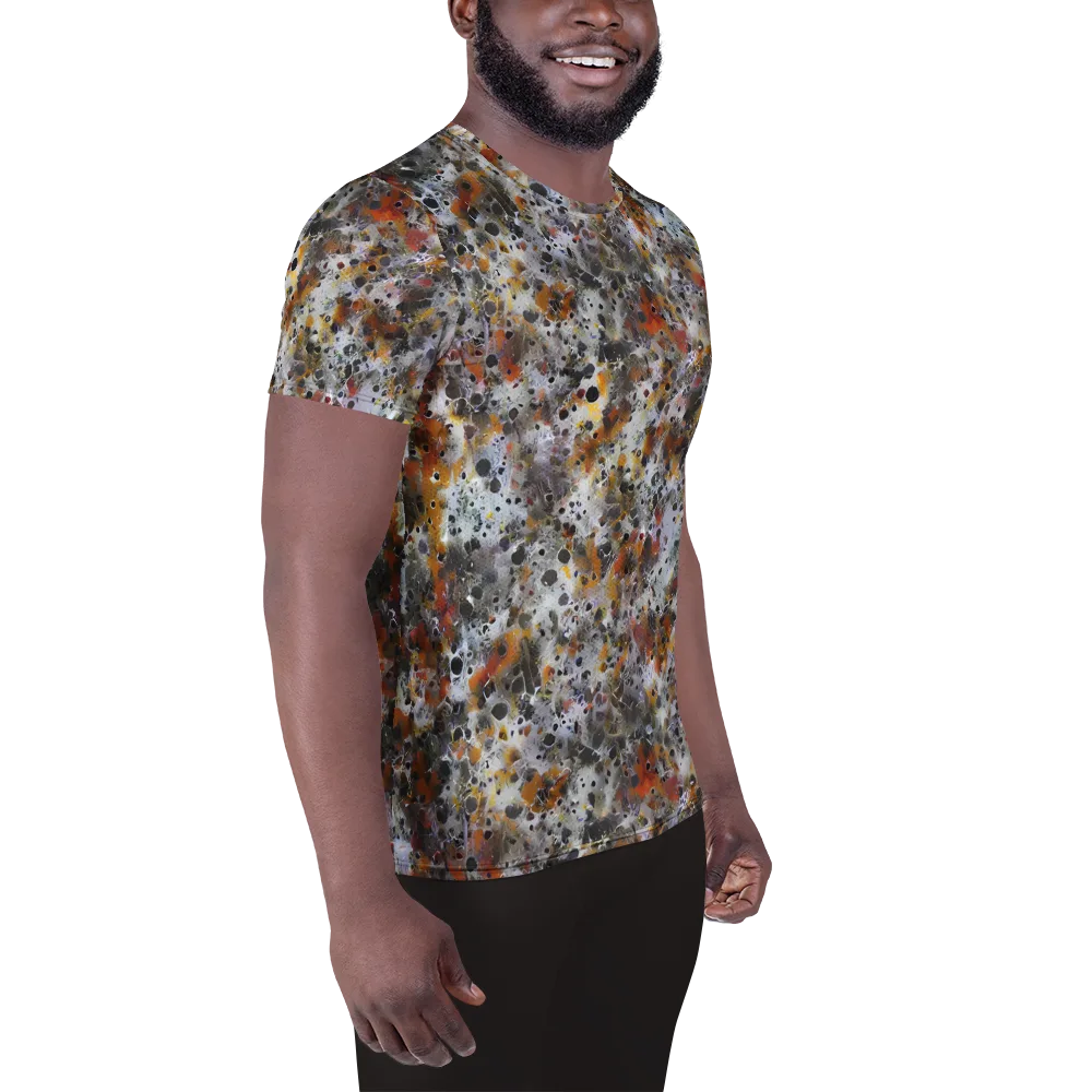 Molten Static on Men's Athletic T-Shirt — Right