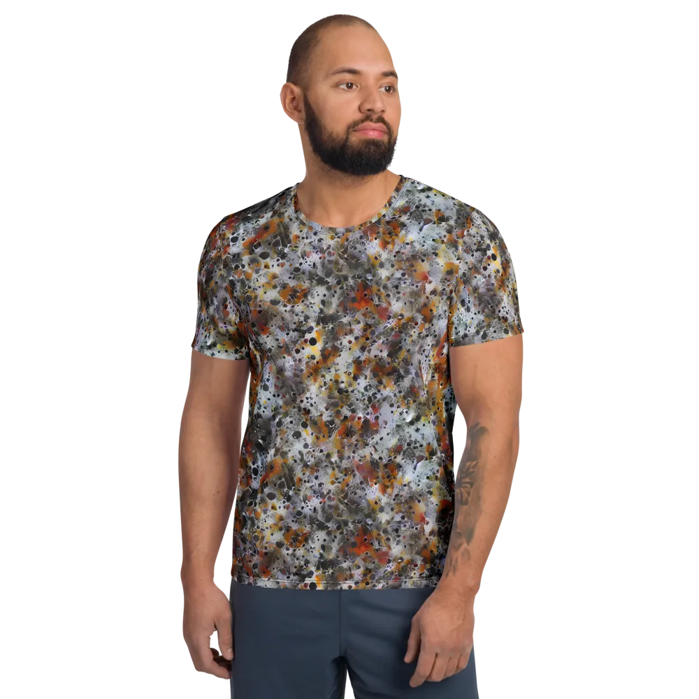 Molten Static on Men's Athletic T-Shirt — Front