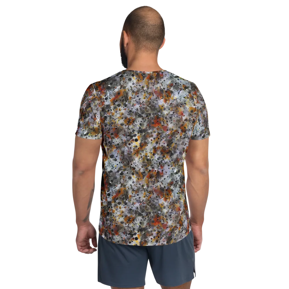 Molten Static on Men's Athletic T-Shirt — Back