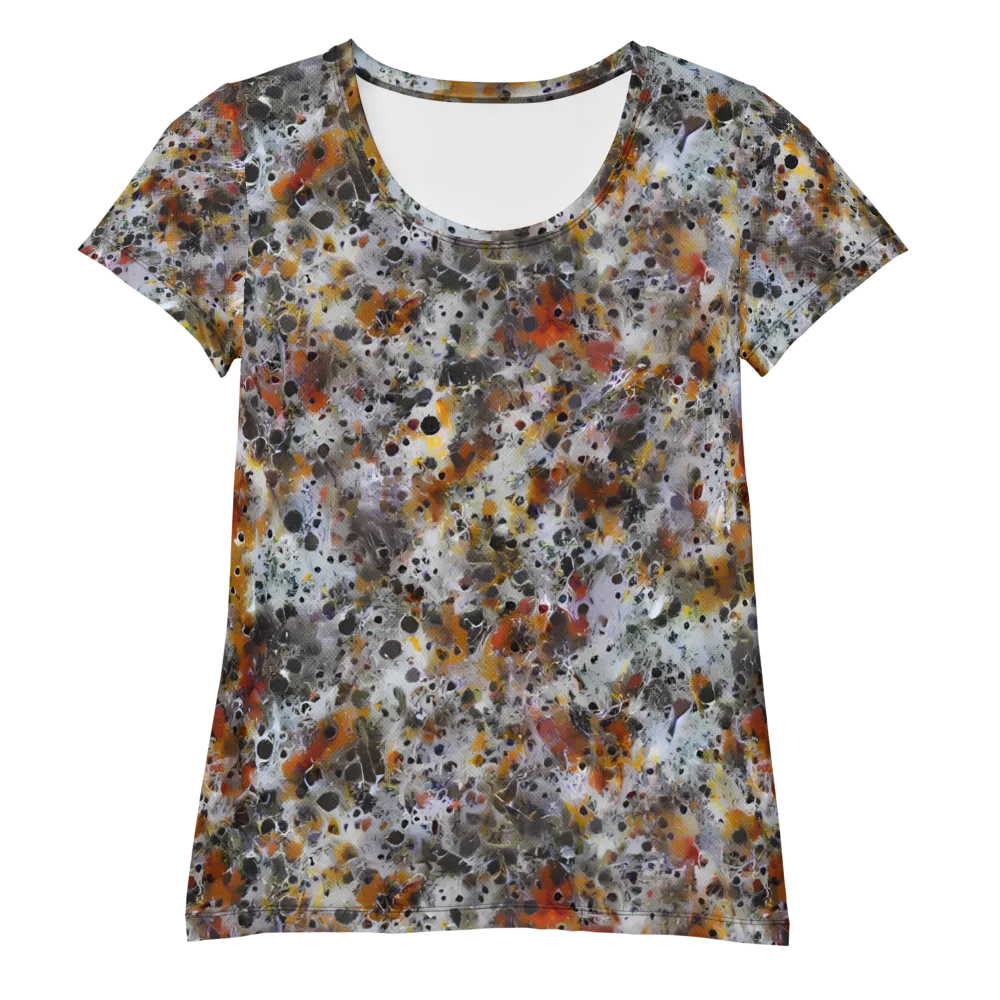Molten Static on Women's Athletic T-Shirt — Front