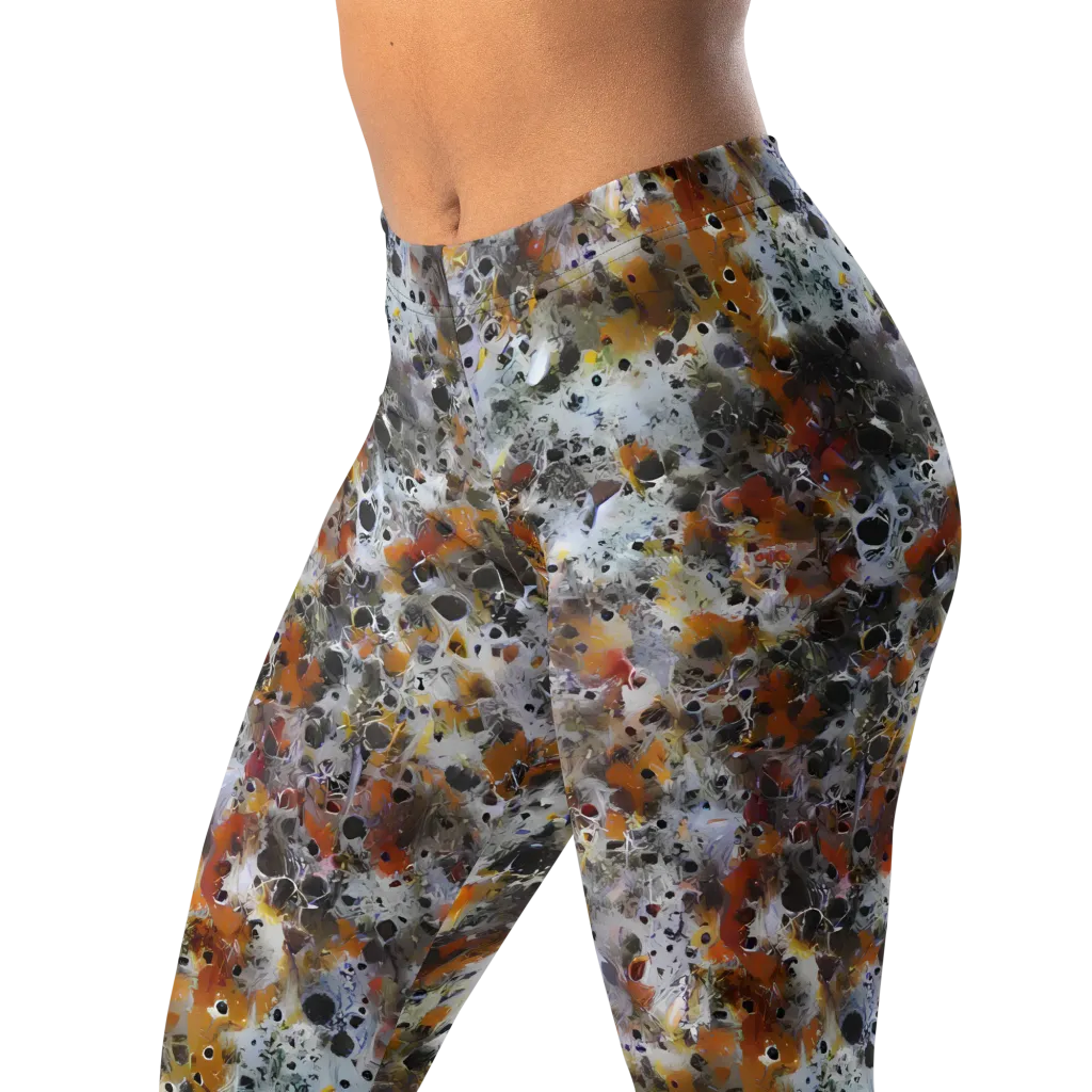 Molten Static on Leggings — Left Front