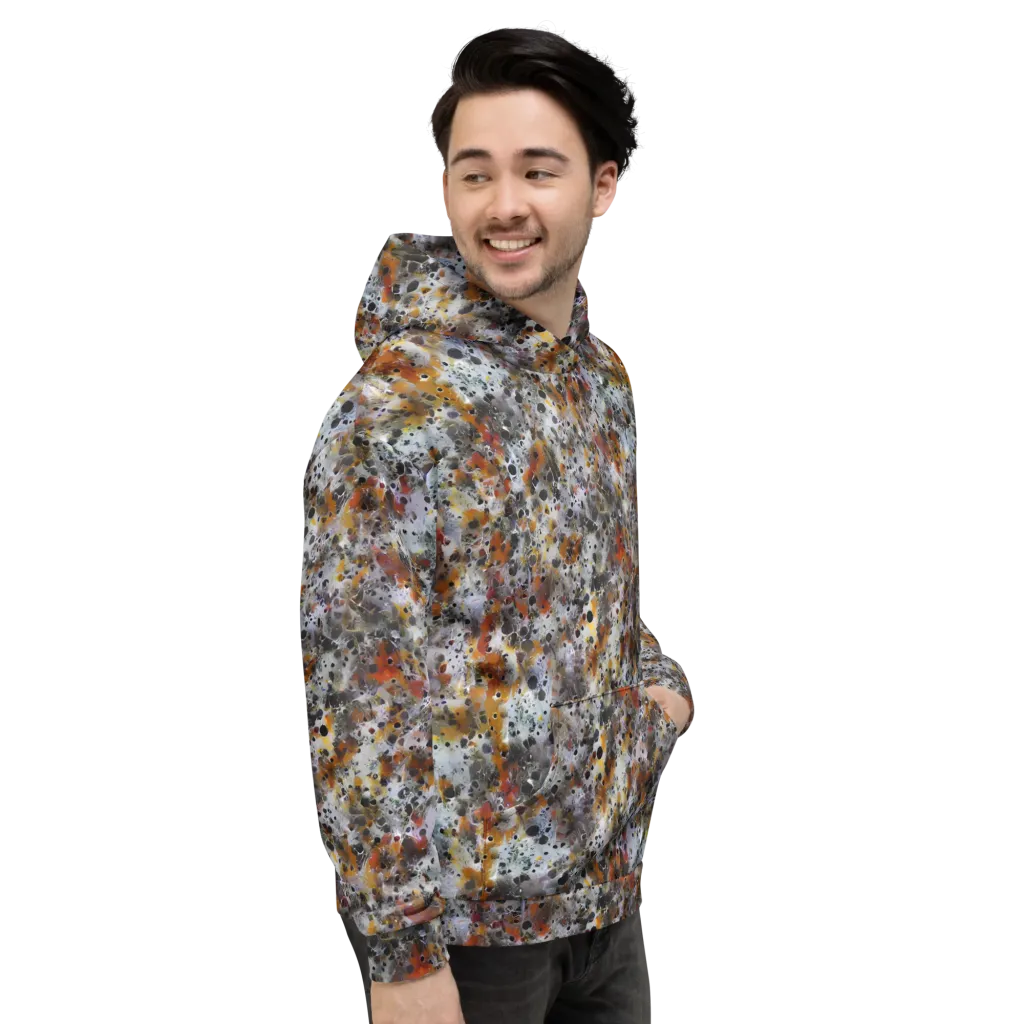 Molten Static on Hoodie — Right