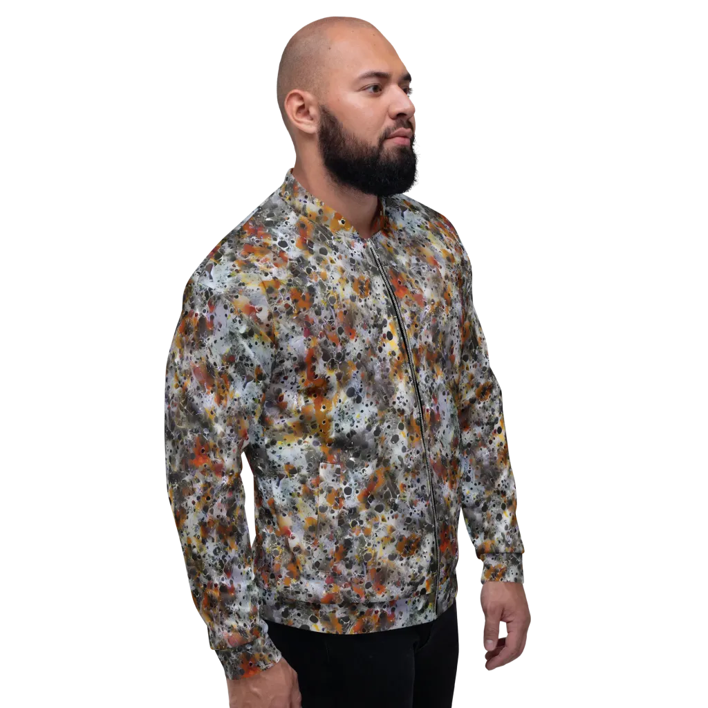 Molten Static on Bomber Jacket — Right