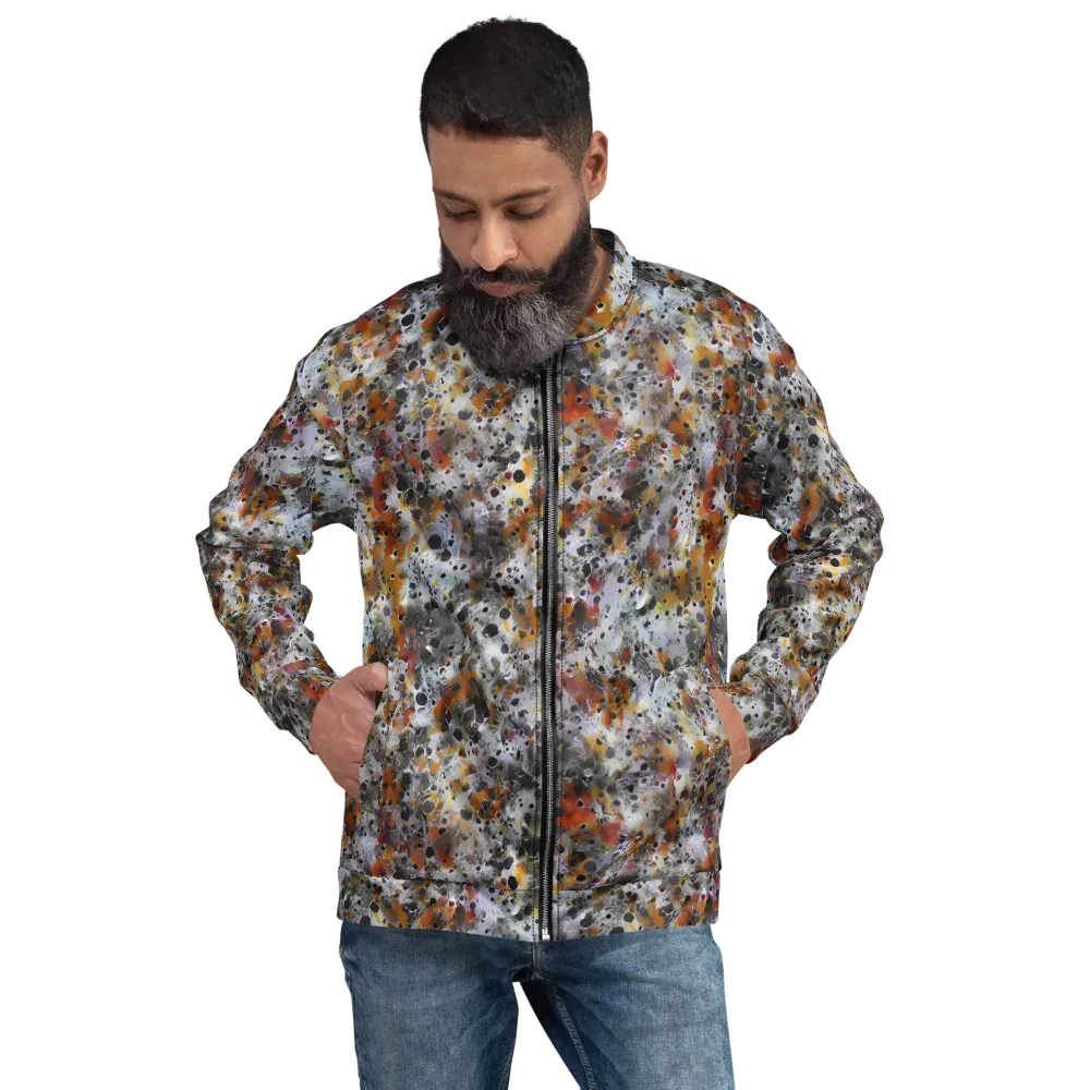 Molten Static on Bomber Jacket — Front