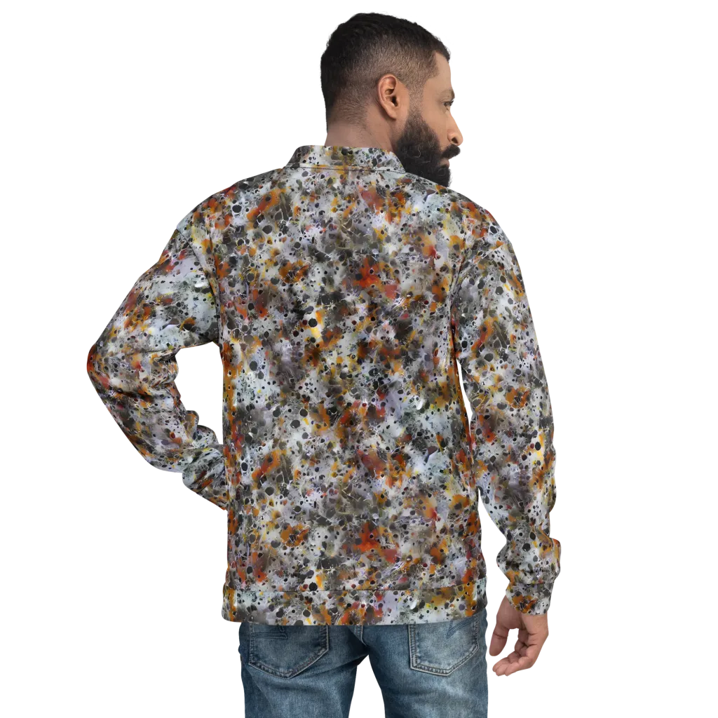 Molten Static on Bomber Jacket — Back