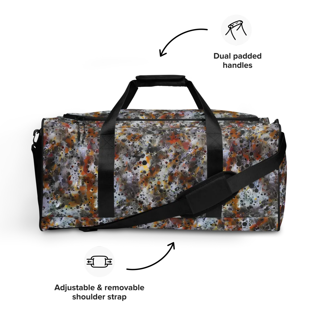 Molten Static on Duffle Bag — Front