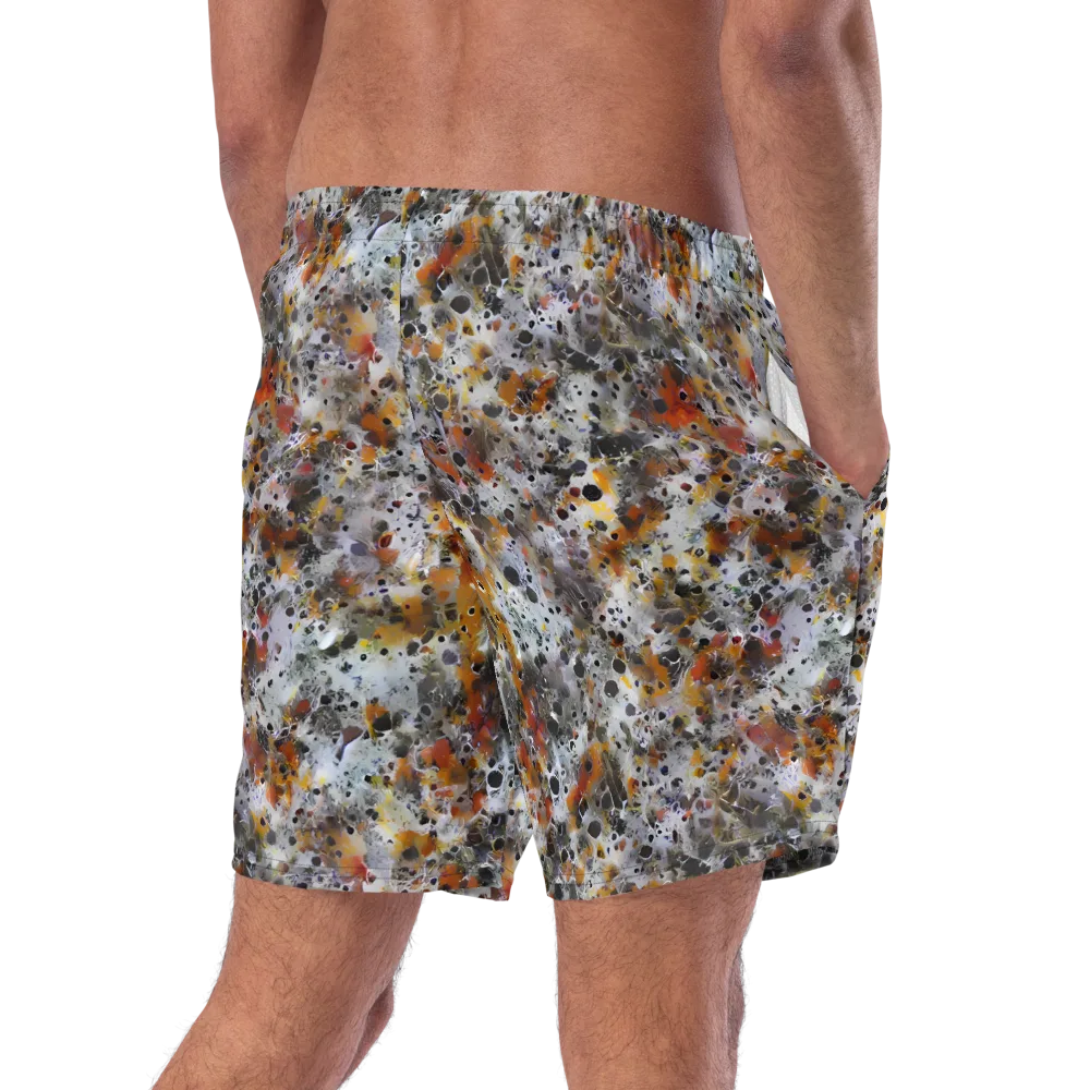 Molten Static on Swim Trunks — Right Back