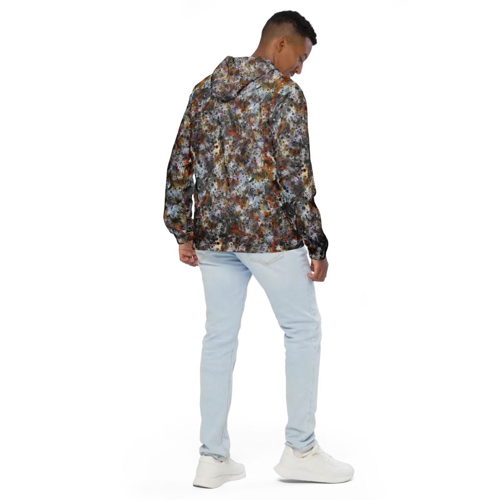 Molten Static on Men's Windbreaker — Back