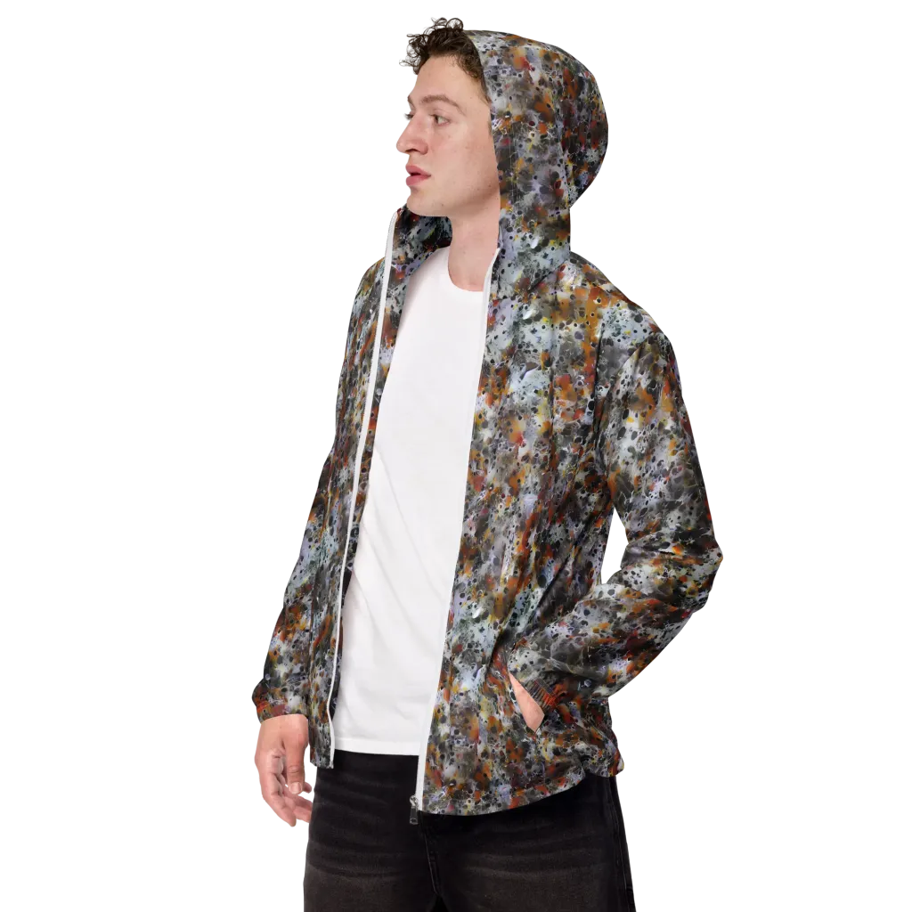 Molten Static on Men's Windbreaker — Left Front