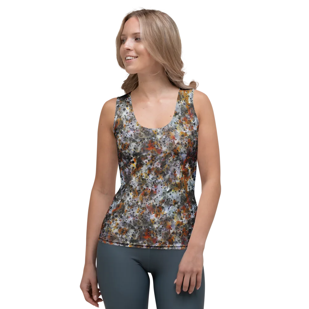 Molten Static on Women's Tank Top — Front