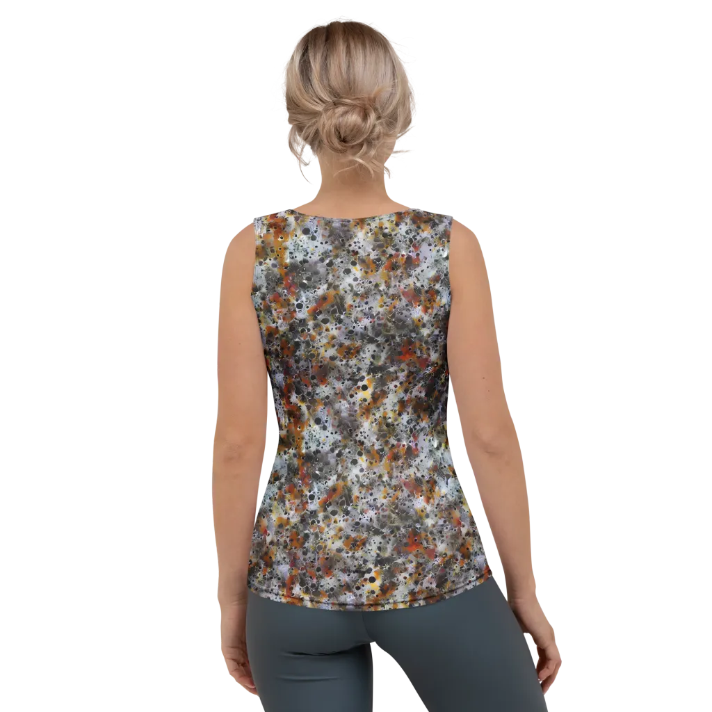 Molten Static on Women's Tank Top — Back