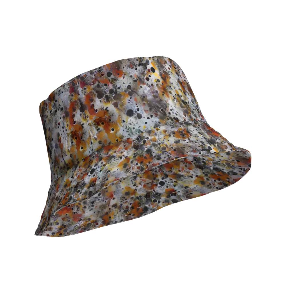 Molten Static on Reversible Bucket Hat — Product details Outside