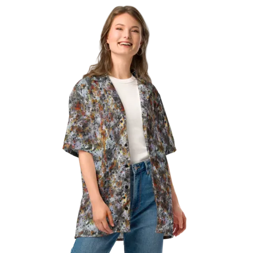 Molten Static on a Button Shirt