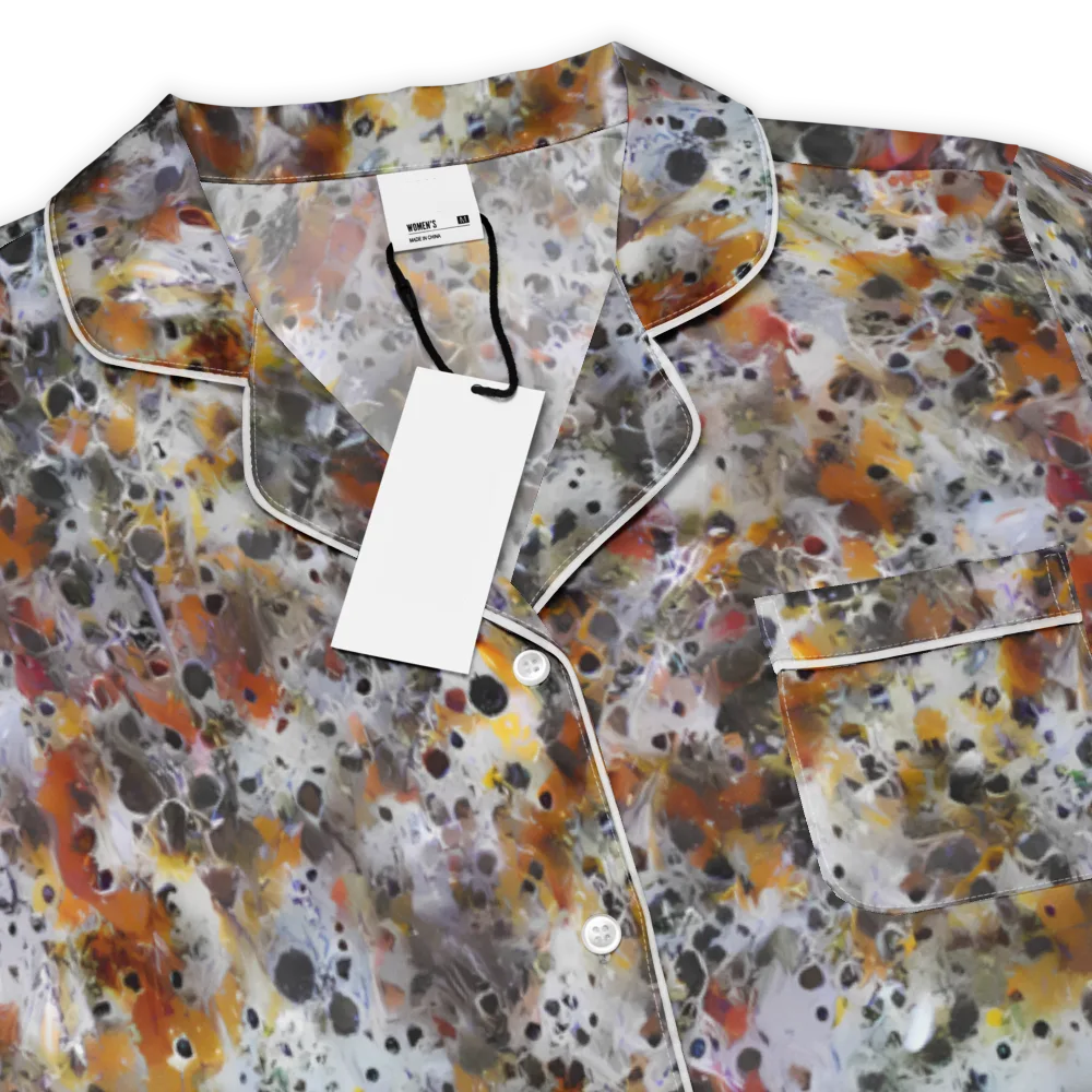Molten Static on Women's Short Sleeve Pajama Top — Product details