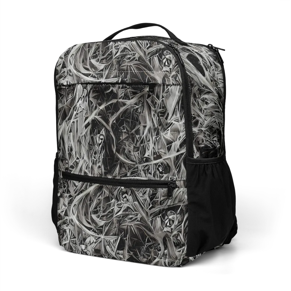 Silver Shatter on Utility Backpack — Left Front