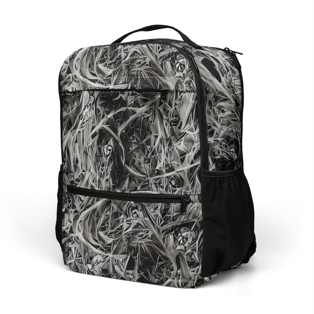 Silver Shatter on Utility Backpack — Left Front