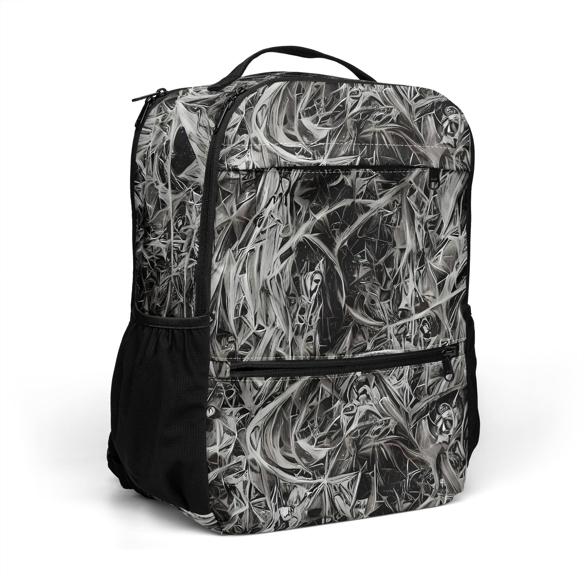 Silver Shatter on Utility Backpack — Right Front