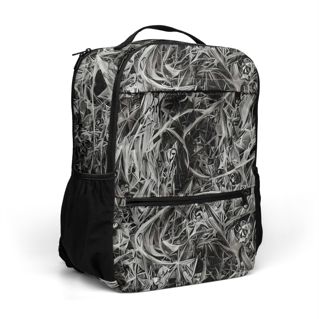 Silver Shatter on Utility Backpack — Right Front
