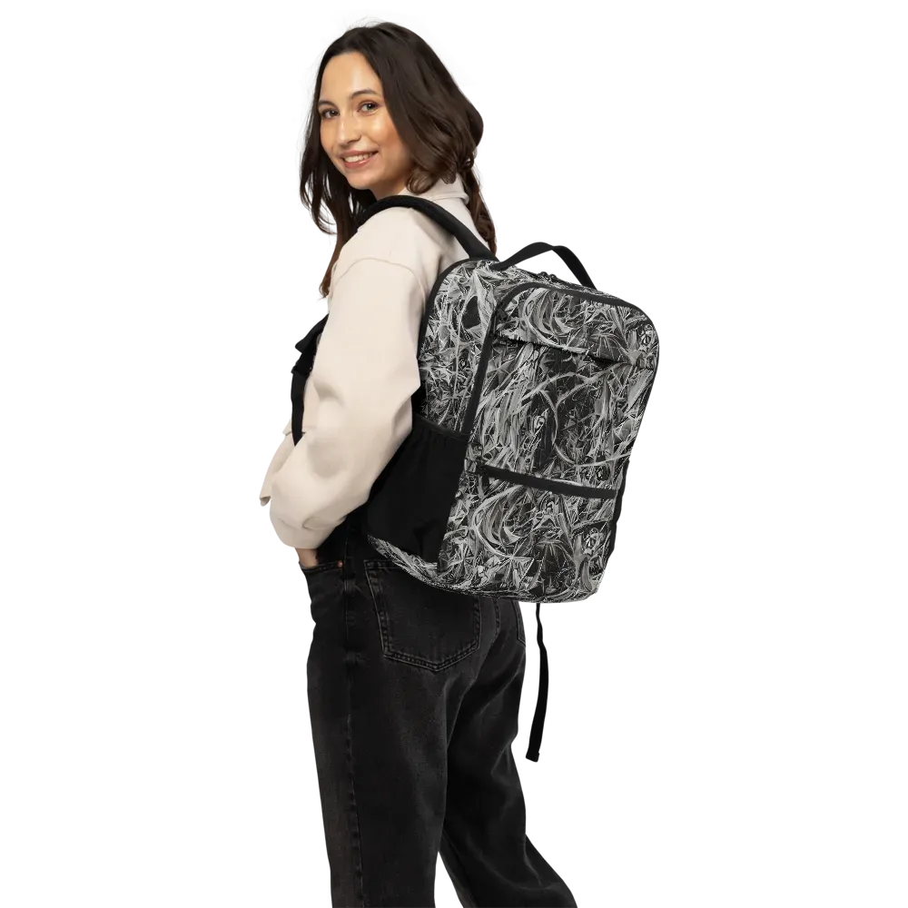 Silver Shatter on Utility Backpack — Back