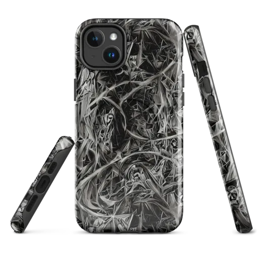 Silver Shatter on a MagSafe Tough Case for iPhone®