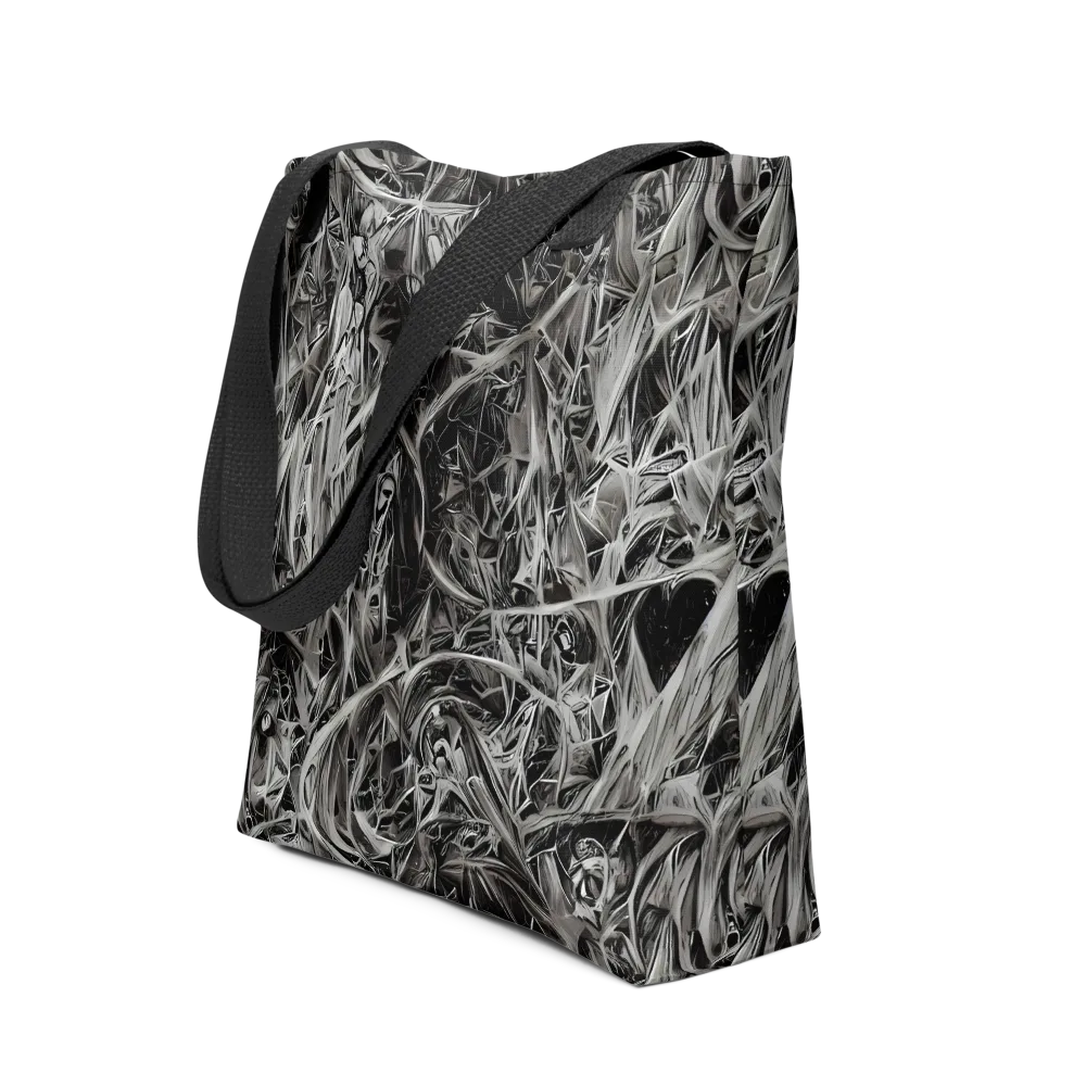 Silver Shatter on Tote Bag — Front