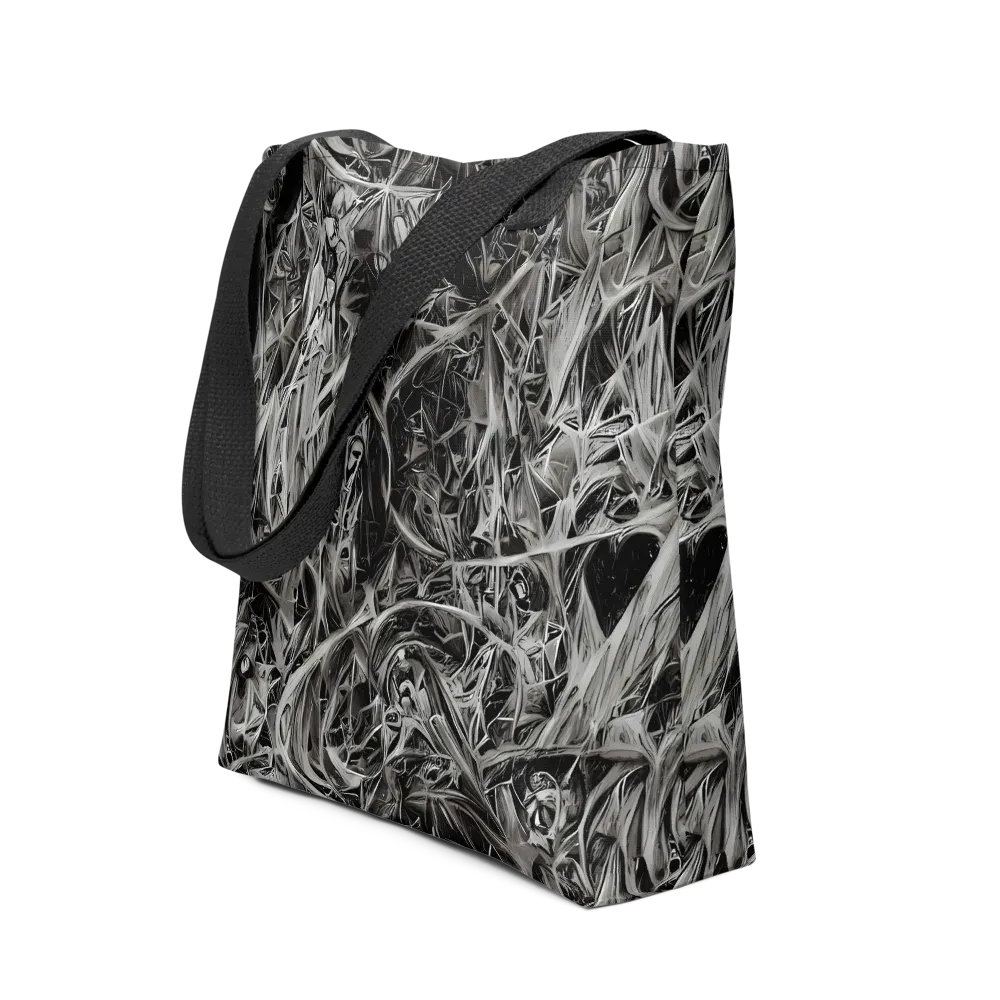 Silver Shatter on Tote Bag — Front