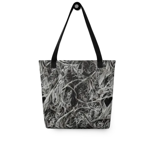 Silver Shatter on a Tote Bag