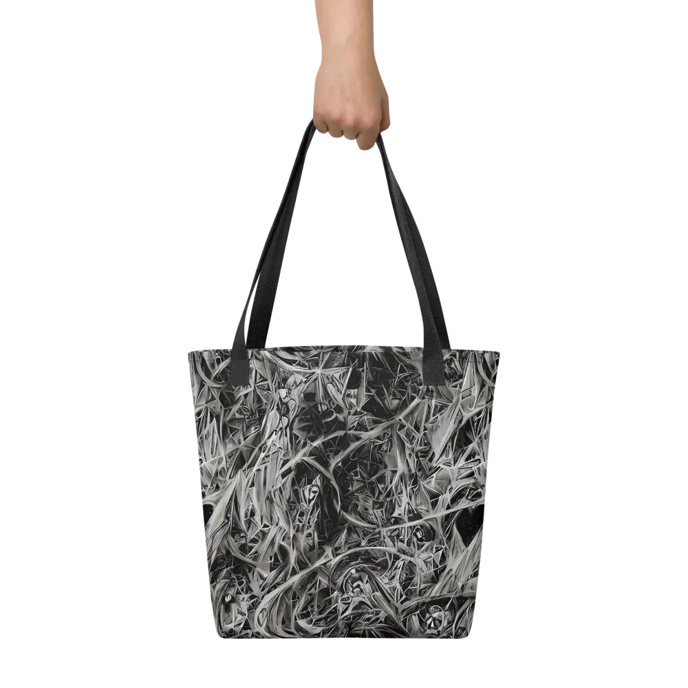 Silver Shatter on Tote Bag — Front