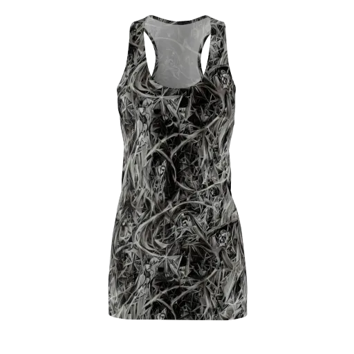 Silver Shatter on a Racerback Dress