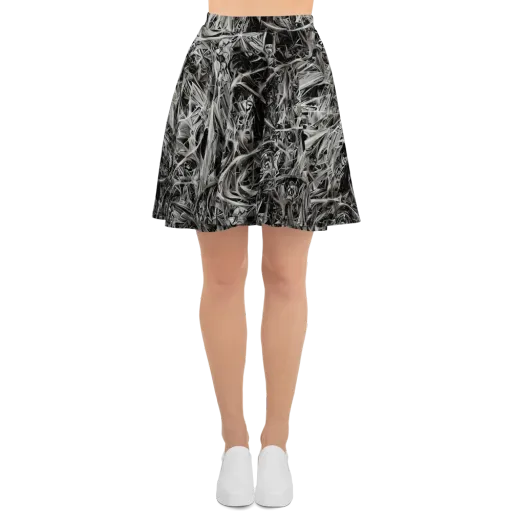 Silver Shatter on a Skater Skirt