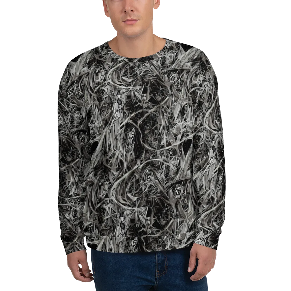 Silver Shatter on Sweatshirt — Front