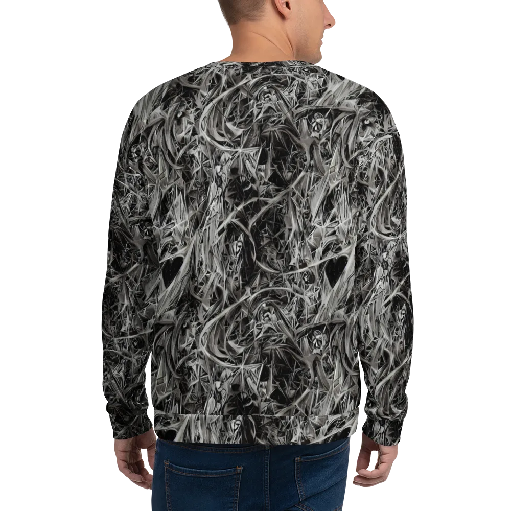 Silver Shatter on Sweatshirt — Back
