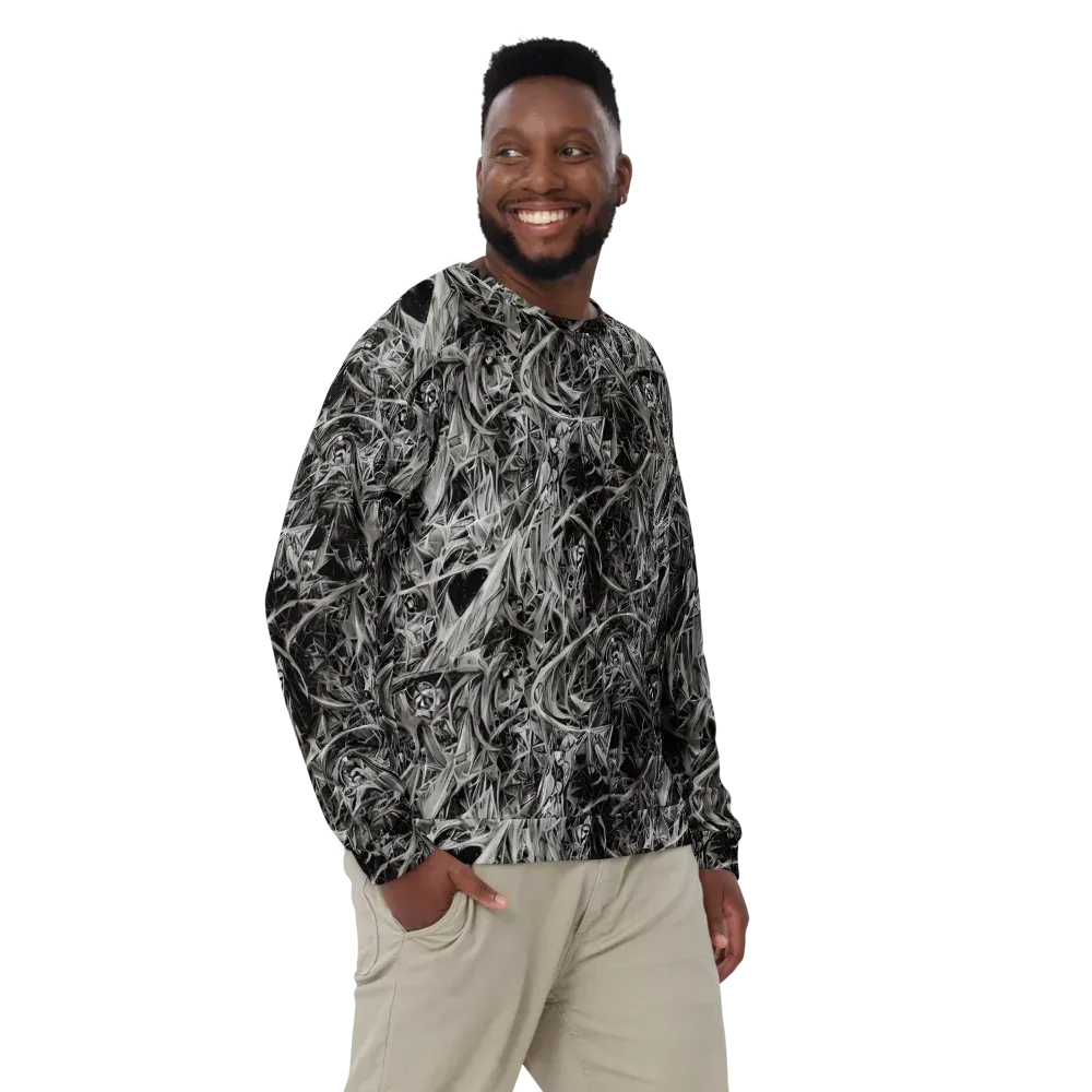 Silver Shatter on Sweatshirt — Front
