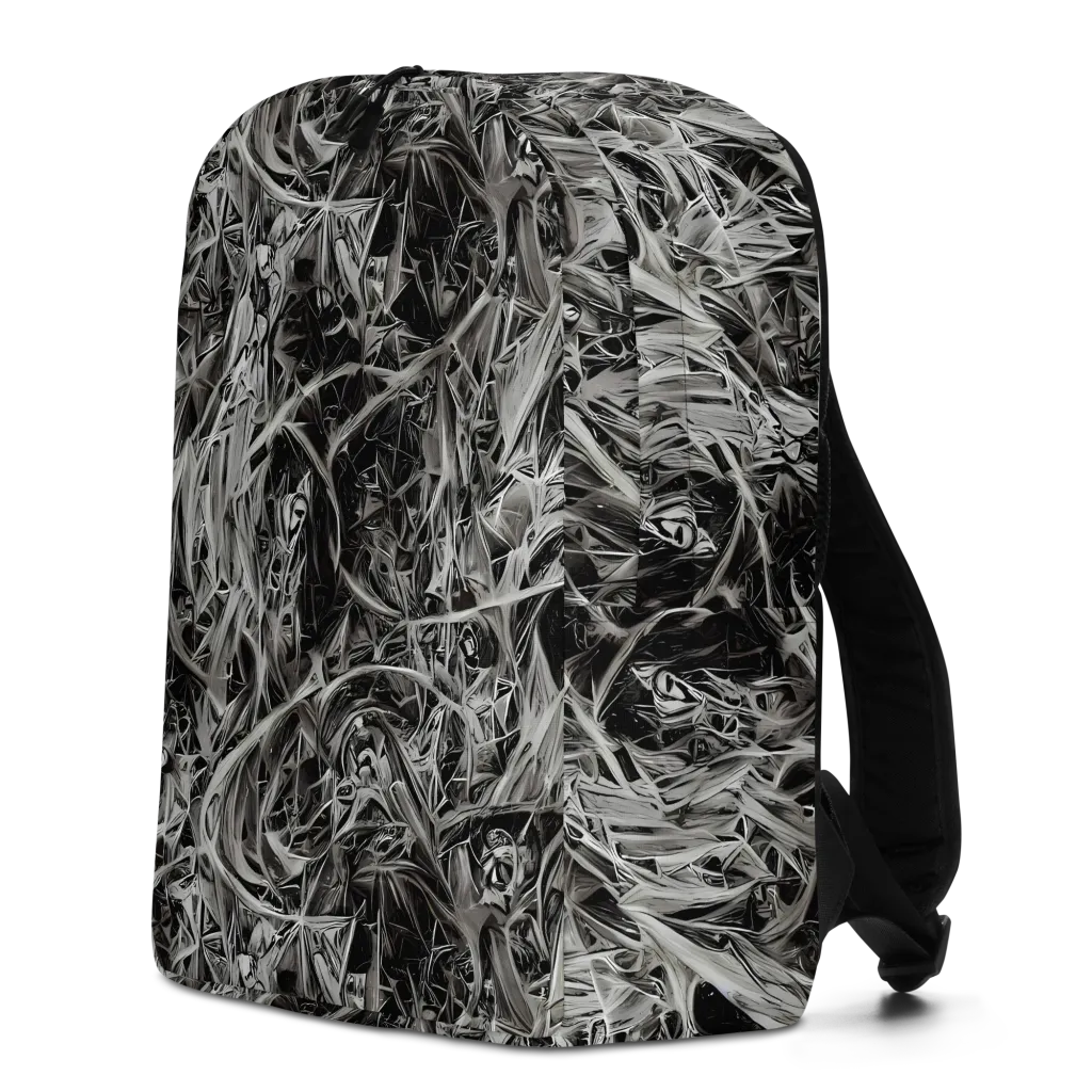 Silver Shatter on Minimalist Backpack — Left