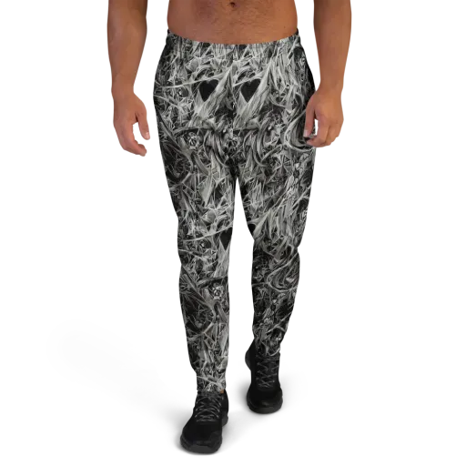 Silver Shatter on a Men's Joggers