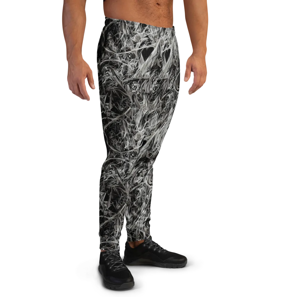 Silver Shatter on Men's Joggers — Right
