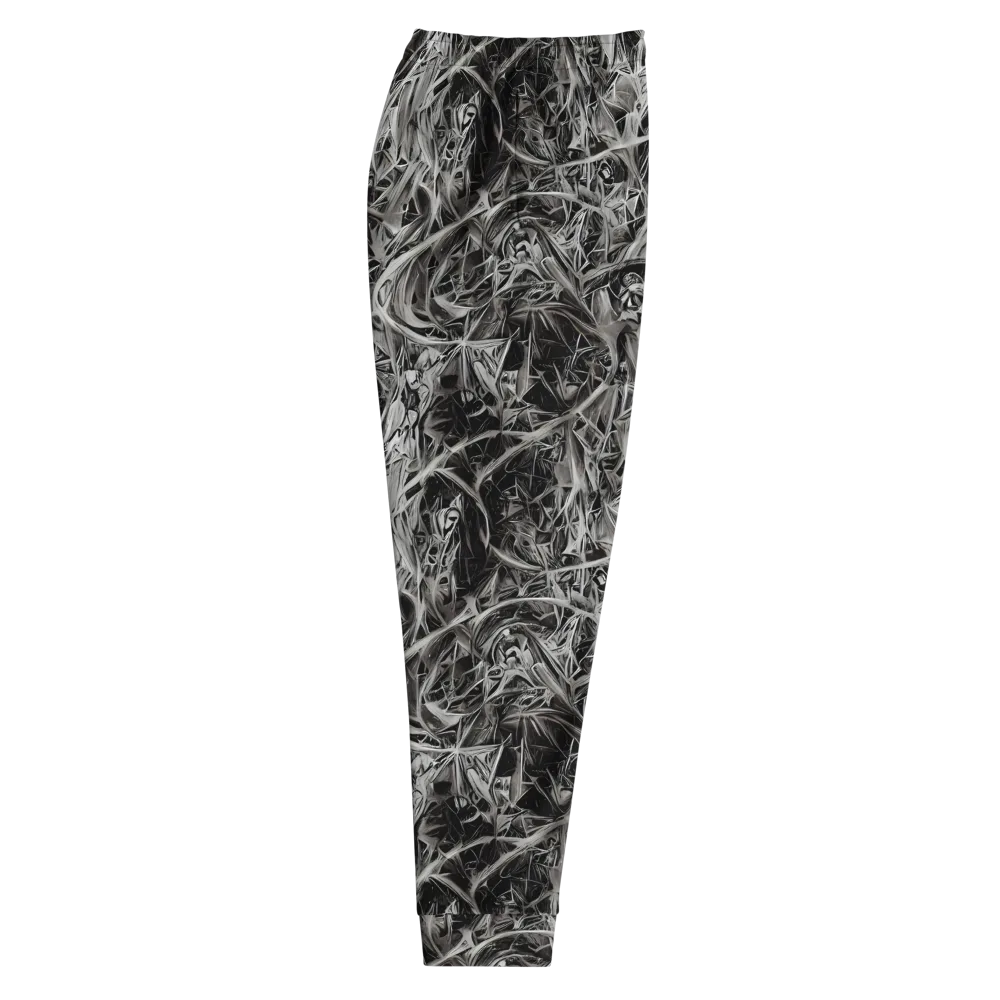 Silver Shatter on Men's Joggers — Right