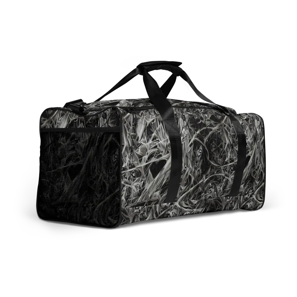 Silver Shatter on Duffle Bag — Right Front