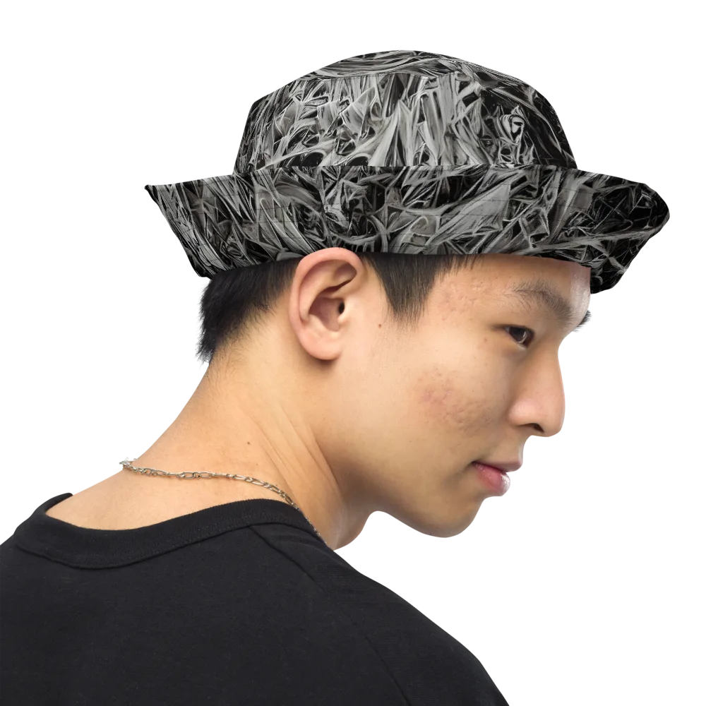 Silver Shatter on Reversible Bucket Hat — Right Outside
