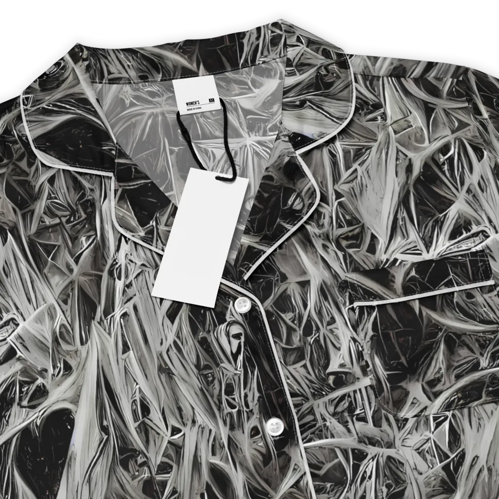 Silver Shatter on Women's Short Sleeve Pajama Top — Product details