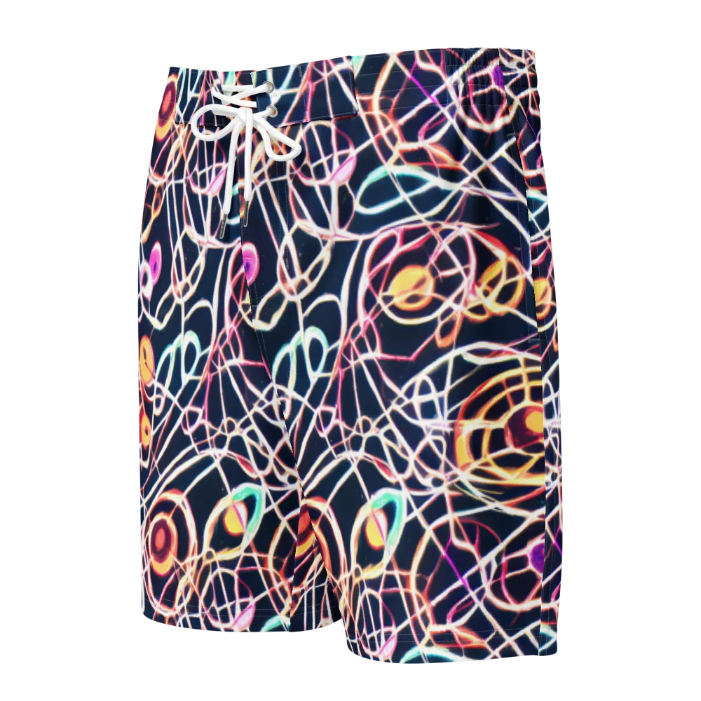 Galactic Entanglement on Men's Board Shorts — Front