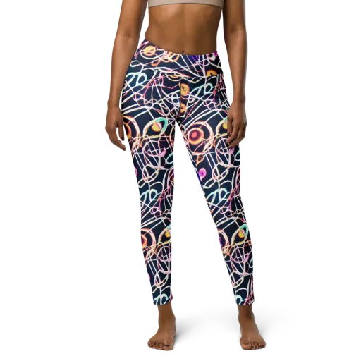 Galactic Entanglement on a Yoga Leggings