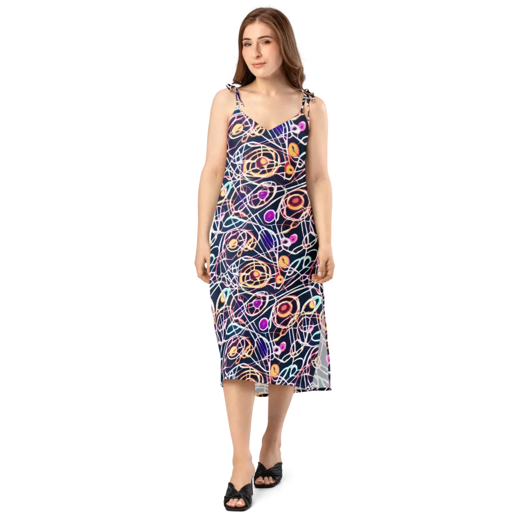 Galactic Entanglement on Slip Dress — Front