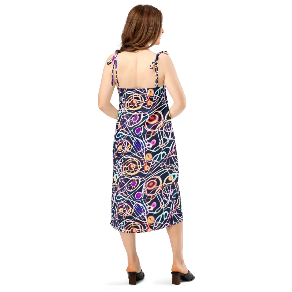 Galactic Entanglement on Slip Dress — Back