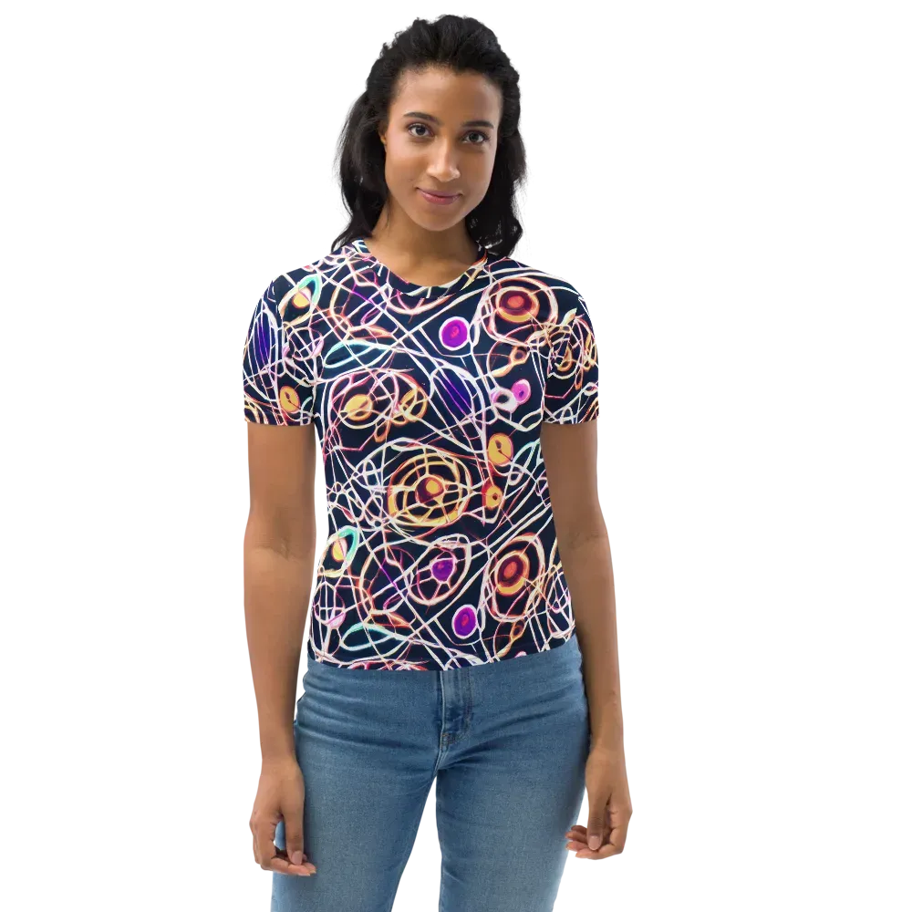 Galactic Entanglement on Women's Crew Neck T-Shirt — Front