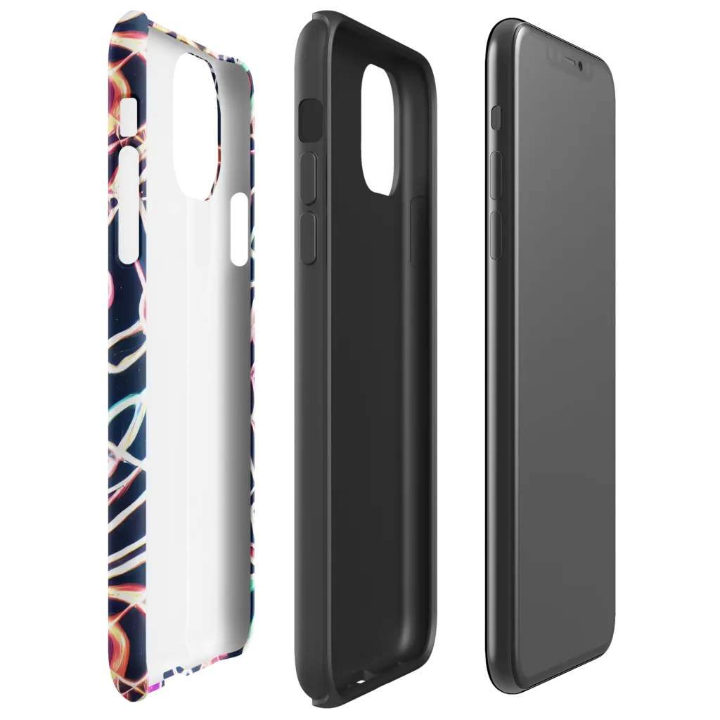 Galactic Entanglement on Tough Case for iPhone® — Right