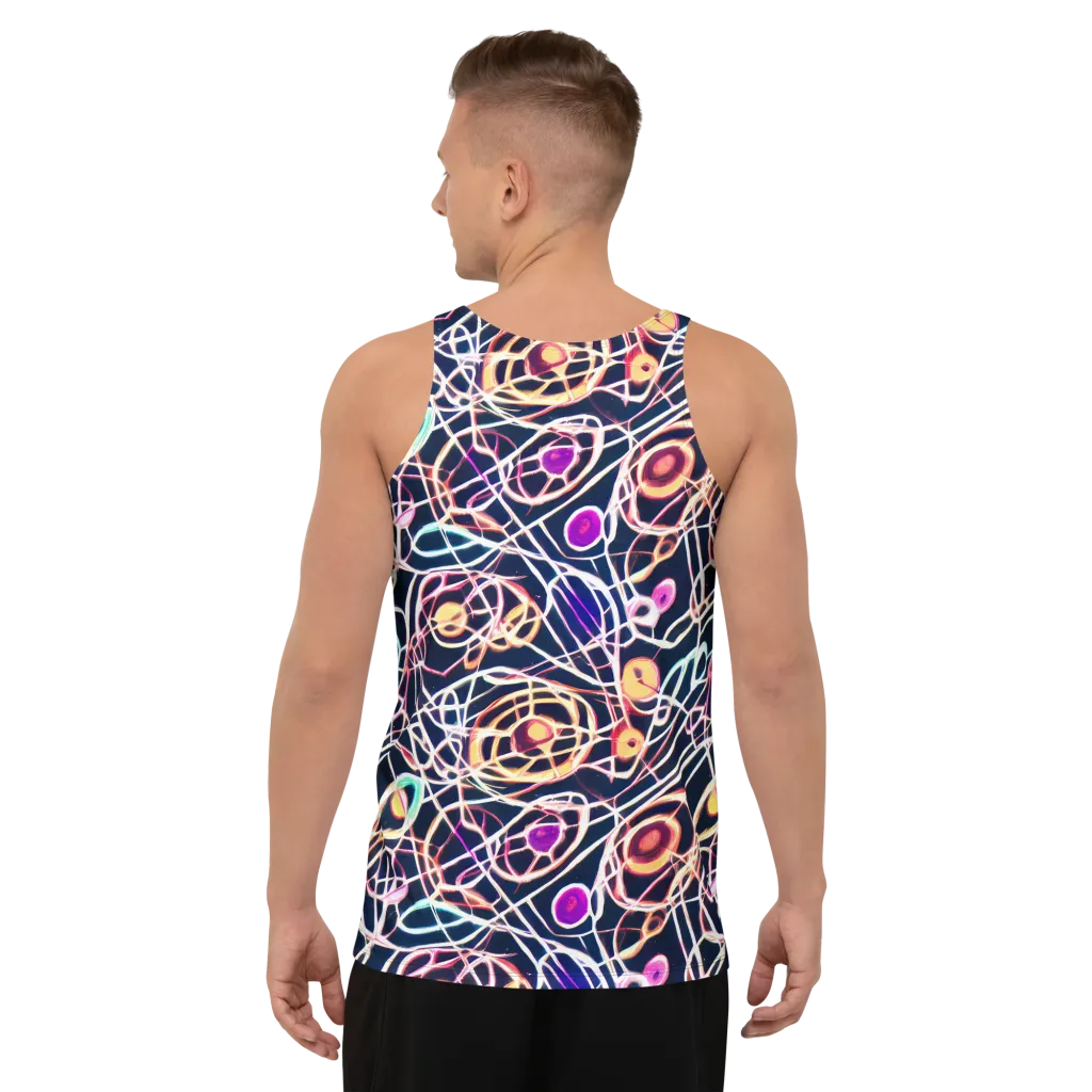 Galactic Entanglement on Men's Tank Top — Back